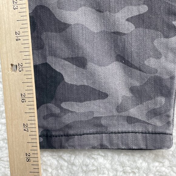 Nine West Jeans Womens 6 Brown Camo Floral Skinny Ankle Mid Rise Denim 28x28 - Picture 5 of 11